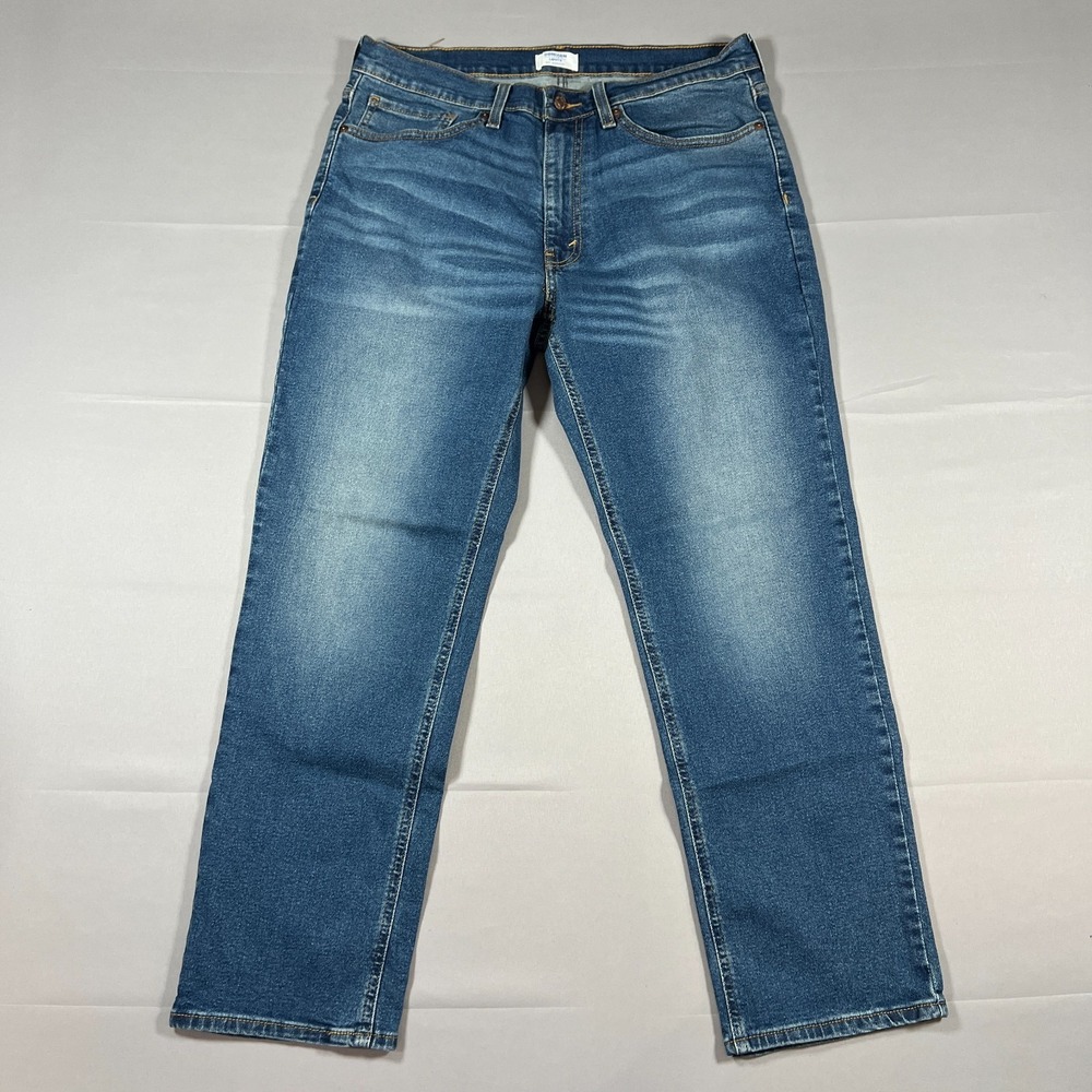 Denizen from Levi's Jeans Mens 34X30 Blue Denim Stretch Whiskering 231 Athletic